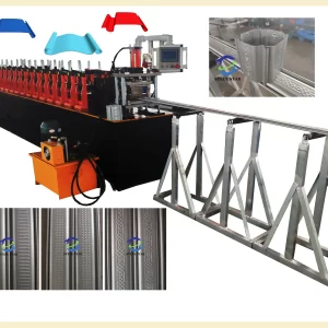 Máquina formadora de rollos para puertas de persiana