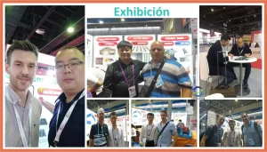 Nuestra empresa ha participado en la exposición internacional de China, la Feria de Cantón (Feria de Importación y Exportación de China). Nuestra empresa ha participado en exposiciones internacionales: Exposición de materiales de construcción de Dubái, Exposición de materiales de construcción de Brasil, Exposición de materiales de construcción de Estados Unidos, Exposición de materiales de construcción de Singapur, Exposición de materiales de construcción de Filipinas y Exposición de materiales de construcción de Hungría. Al participar en varias exposiciones, los clientes pueden ahorrar tiempo de inspección de fábrica.