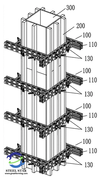 Refuerzo de edificios:
En algunas estructuras de edificios que necesitan ser reforzadas, también se puede utilizar una quilla de acero ligero como material de refuerzo auxiliar para aumentar la estabilidad y la seguridad de la estructura.